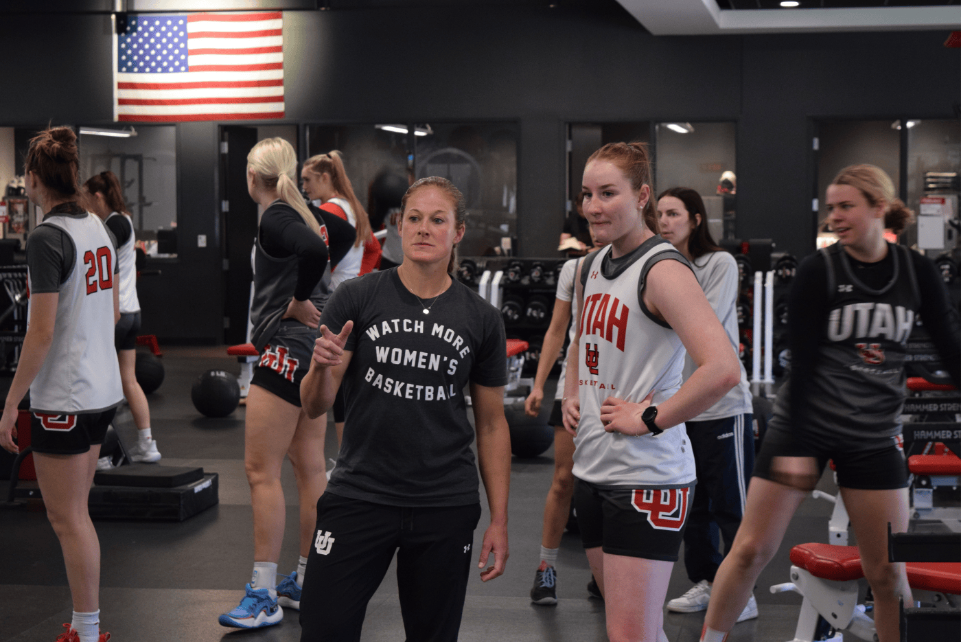 Coach Lindsey Kirschman and WBB